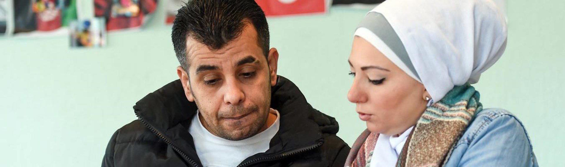 Paar mit Migrationshintergrund