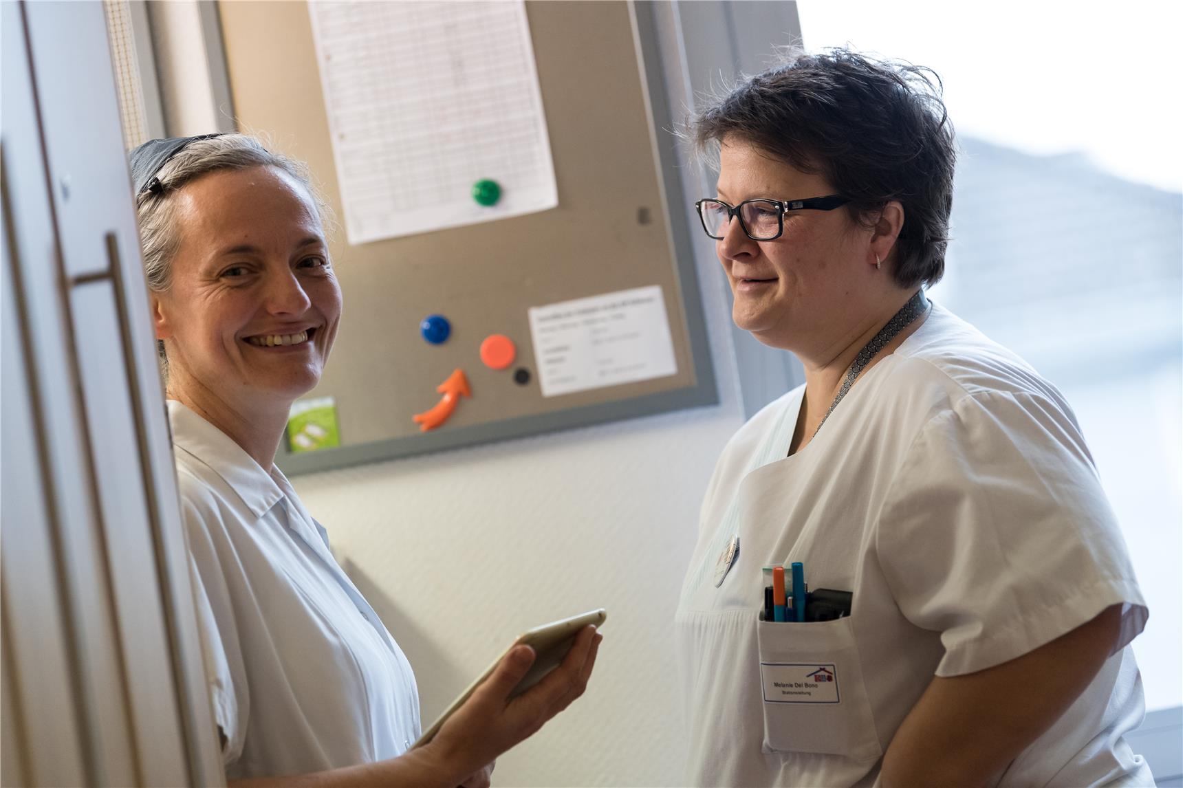 Gesundheitswirtin bei der Arbeit