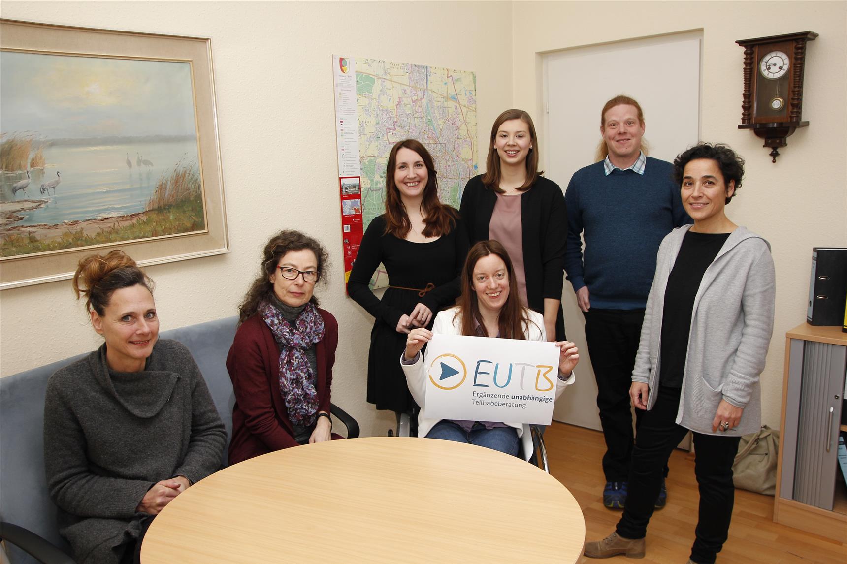 Die BeratungerInnen der EUTB der Stadt und dem Landkreis Augsburg.