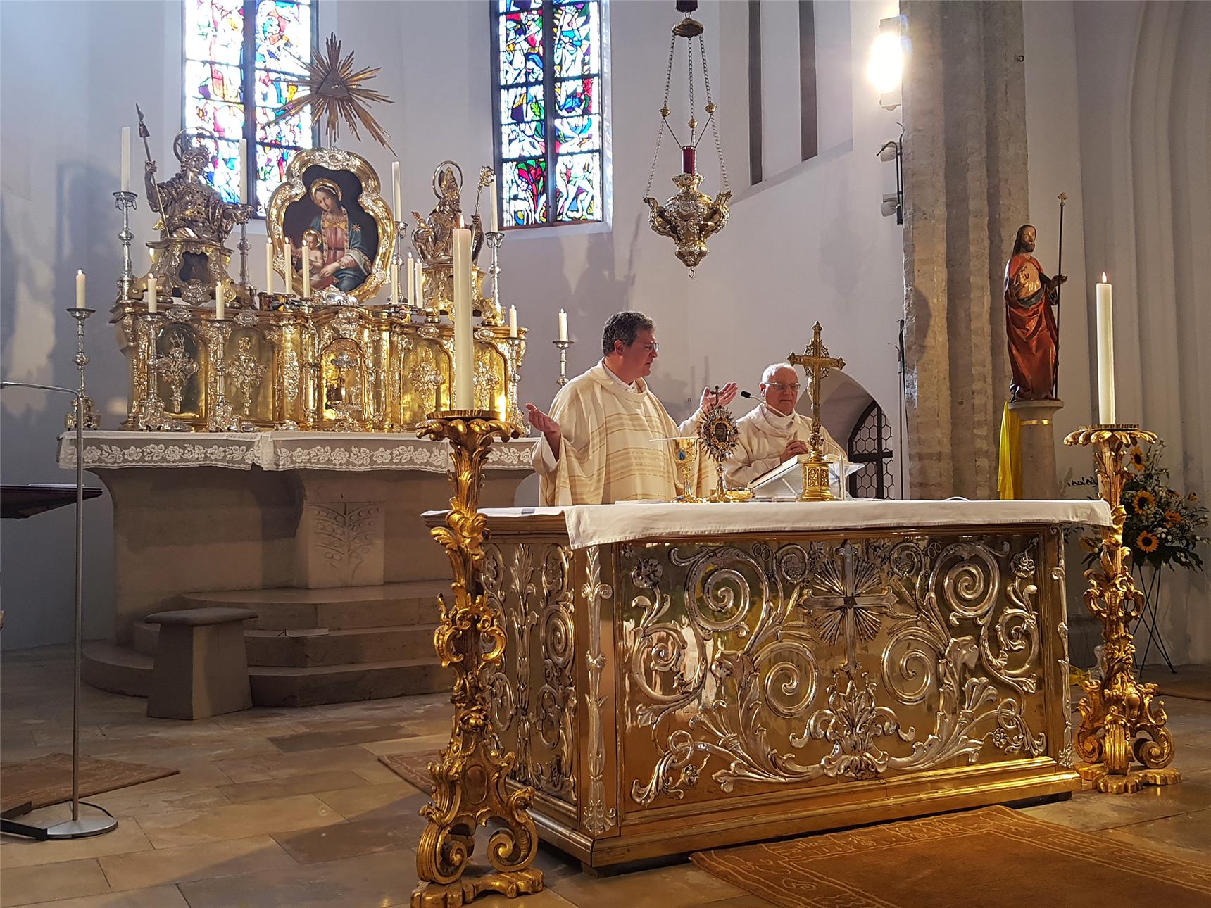 Ulrichsgottesdienst mit Direktor Magg und Vorgänger Zerrle