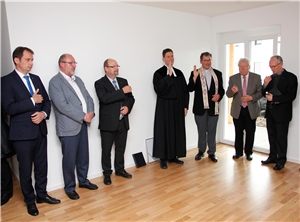 Wohnbauprojekt Dillingen_2 Segnung der drei Wohnhäuser der Dillinger Caritas.