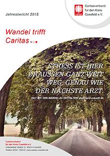 Jahresbericht 2015 'Wandel trifft Caritas', Cover