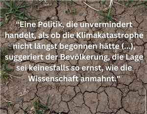 Klimaschutzforderung Klimaschutzforderung