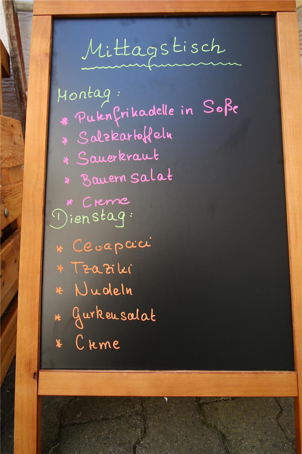 Mittagstisch in Dietersheim Tafel