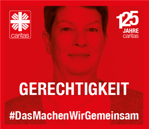 .003-2022 Start Jahreskampagne Die grafk zeigt auf rotem Untergrund ein großformatiges Porträt.