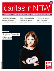 033-2022 Caritas in NRW 2-2022 Das Foto zeigt das Titelblatt des aktuellen Hefts Caritas in NRW