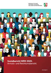 Cover des Sozialberichts NRW 2020 Cover des Sozialberichts NRW 2020 des MAGS NRW