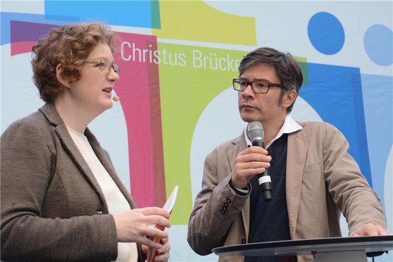 Katholikentag 2014, Donnerstag, Caritas-Bühne