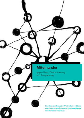 Cover Handreichung Miteinander gegen Hass Deckblatt Handreichung