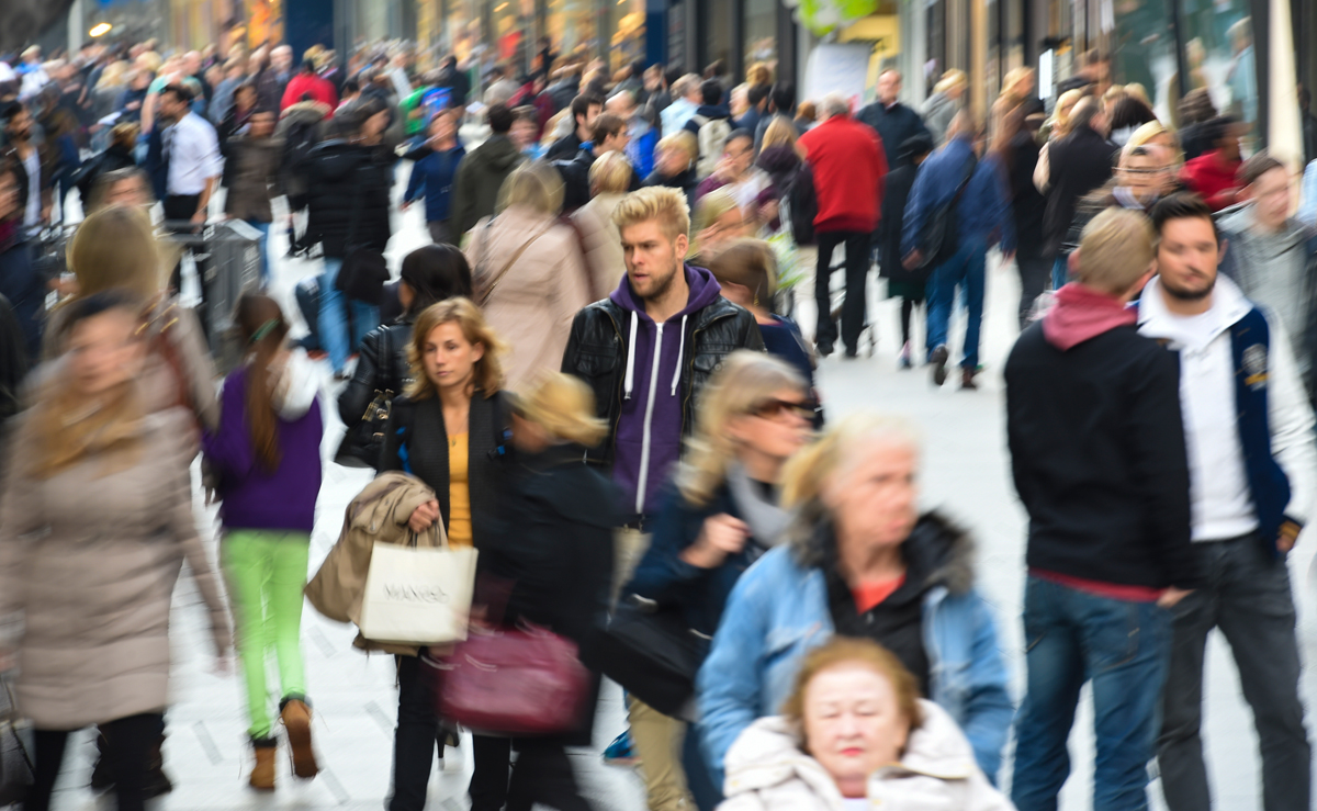 Menschen auf der Straße