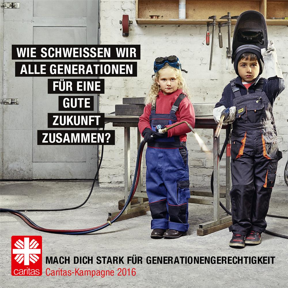 Plakat zur Caritas-Kampagne