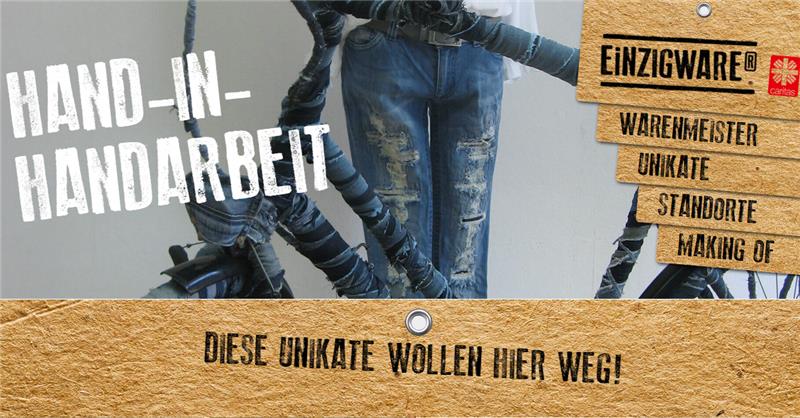 EiNZIGWARE - Upcycling-Label der Caritas