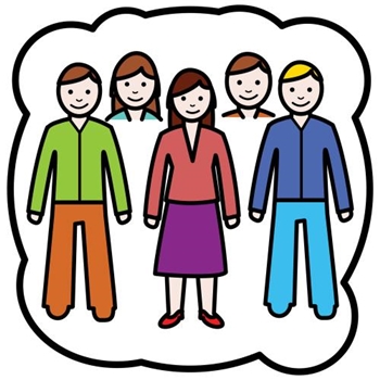 Leichte Sprache: Verband Menschen in einem Rahmen