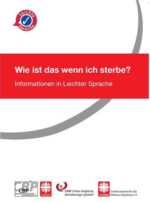 Titelseite von Broschüre: Wie ist das wenn ich sterbe?