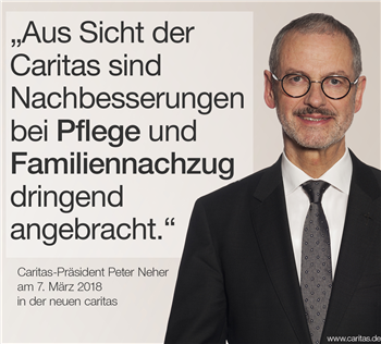 Neher_Statement Groko Caritas-Präsident Peter Neher äußert sich zur GroKo