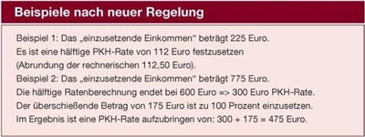 Beispiel nach neuer Regelung Beispiel nach neuer Regelung