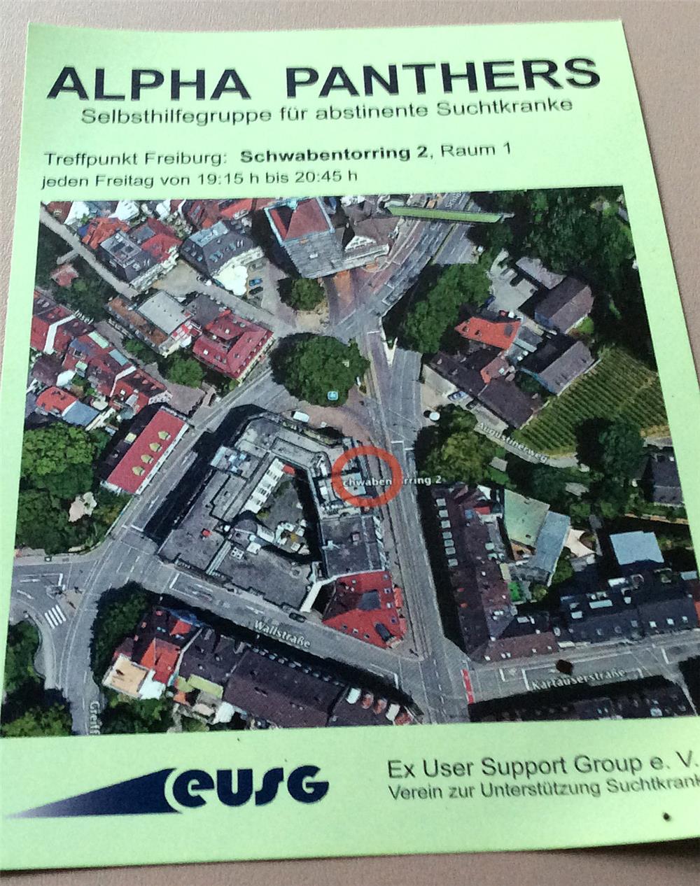 Flyer für eine Selbsthilfe-Gruppe