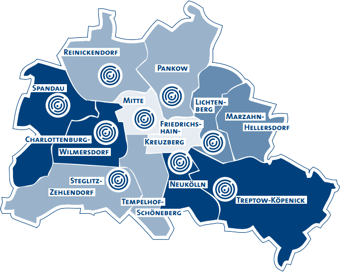 Berliner Krisendienst Karte