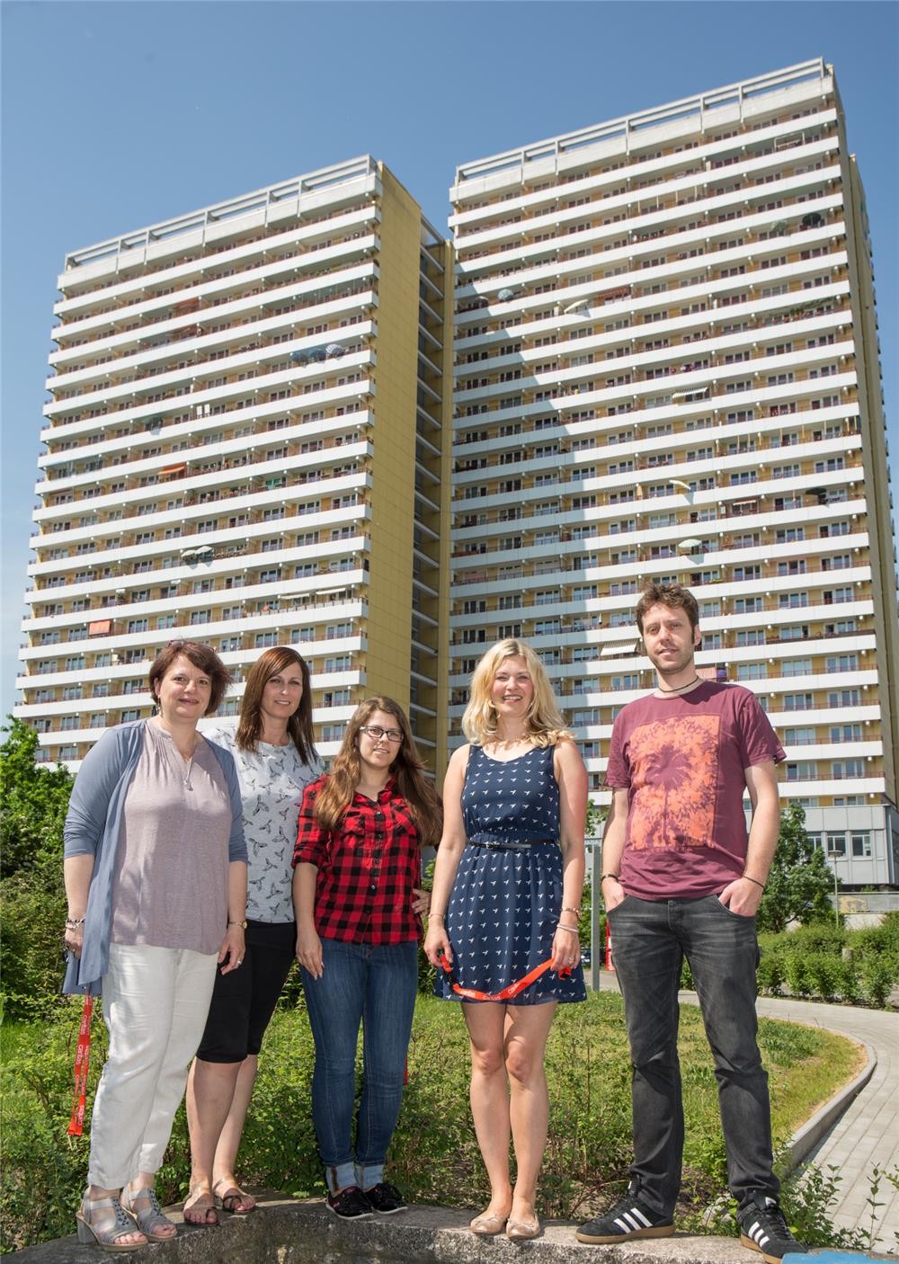 Das Team der ambulanten Wohnungslosenhilfe Marzahn
