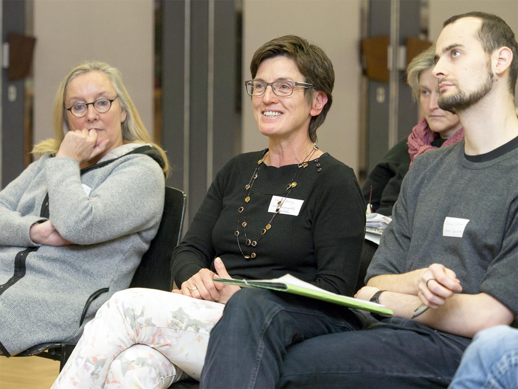 Elfriede Brüning auf einer Fachkonferenz