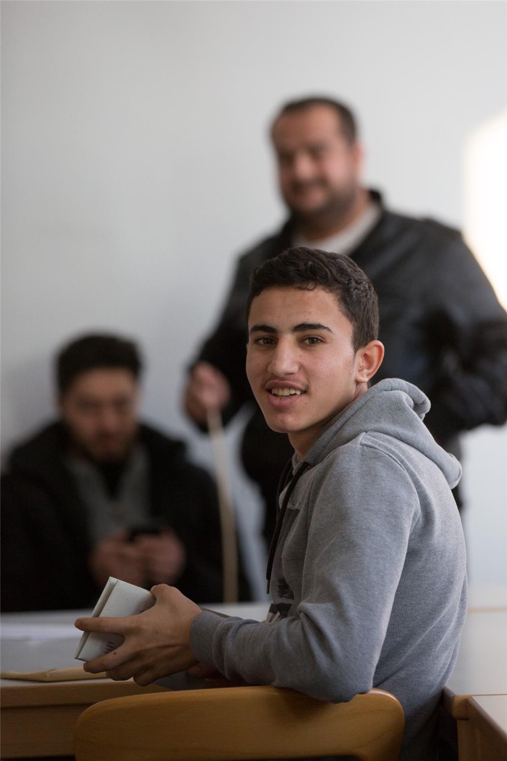 Ein junger Bewohner im Portrait 