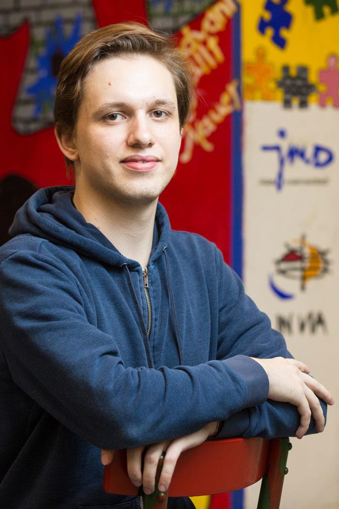 Portrait junger Mann