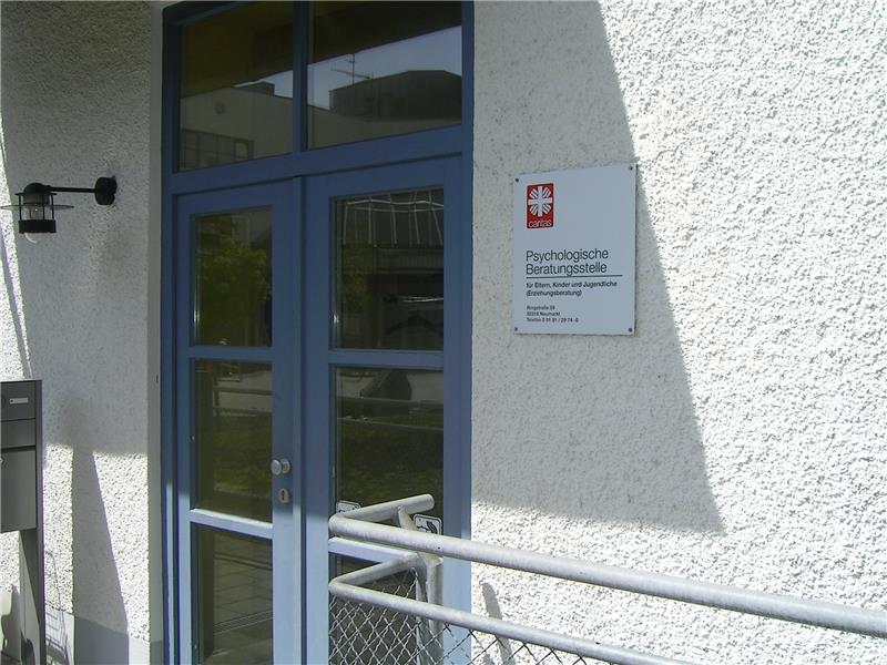 Eingang zur Erziehungsberatung Neumarkt