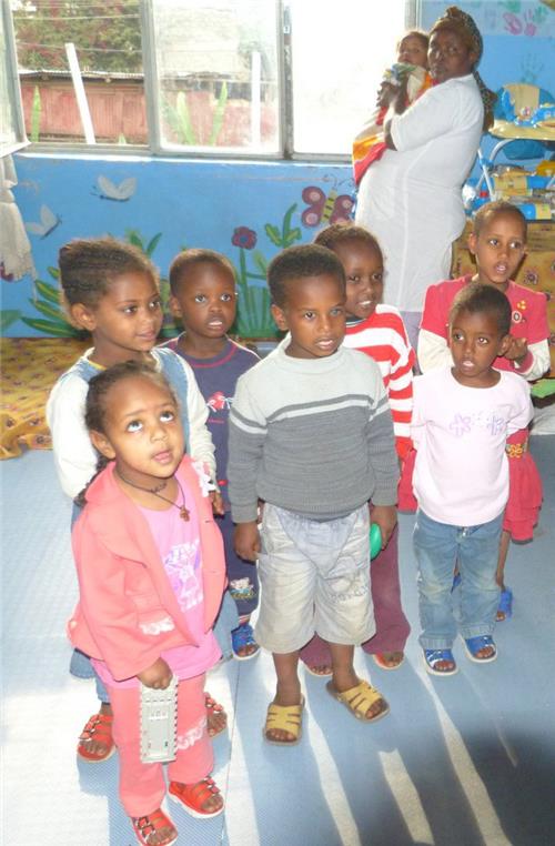 Kinder in Sozialprojekt in Äthiopien