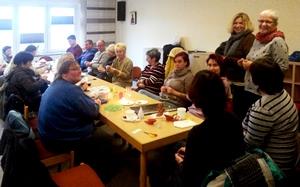 Manuela Werner und Marion Jurk beim Abschied