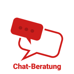 Chat-Beratung Zwei Sprechblasen als Symbol für Chat