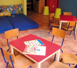 Bunt wie das Leben ist auch die Ausstattung des Familientreffs.