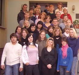 Gruppe der Freiwilligen im Sozialen Jahr