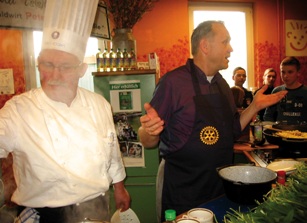 Gesunde Ernährung - Peter Franke und Jürgen Thier-Kundke von den Rotariern