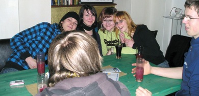 Schüler der Berufsfachschule bei der Identitätsfindung