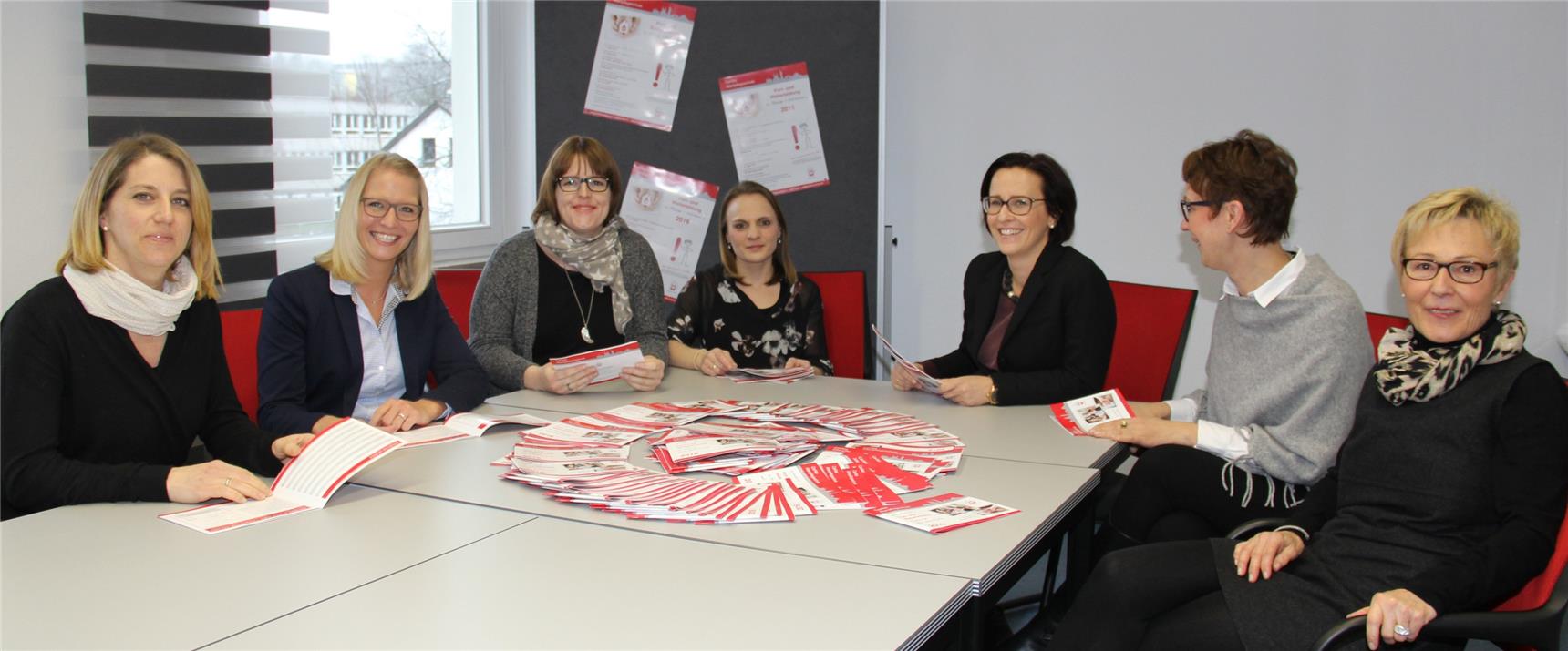 Im Multimedia der Altenpflegeschule wurde ein Schnappschuss während einer Fortbildung geschossen. 