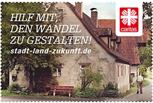 Plakatmotiv der Caritas-Kampagne 2015 - Altes Haus