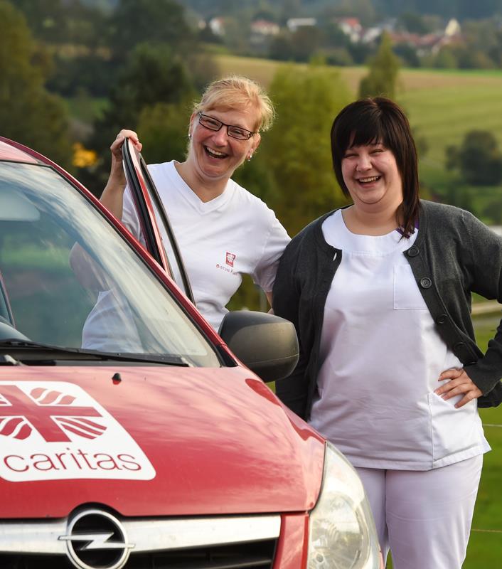 Mitarbeiterinnen einer Sozialstiaton