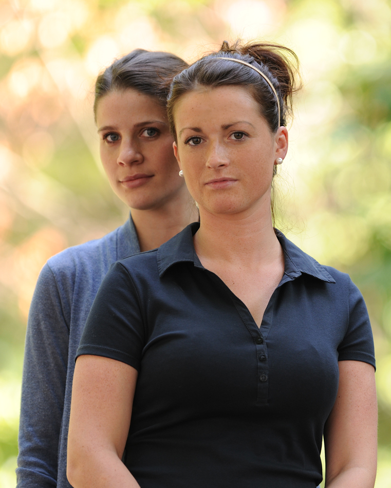 Porträt von zwei Frauen