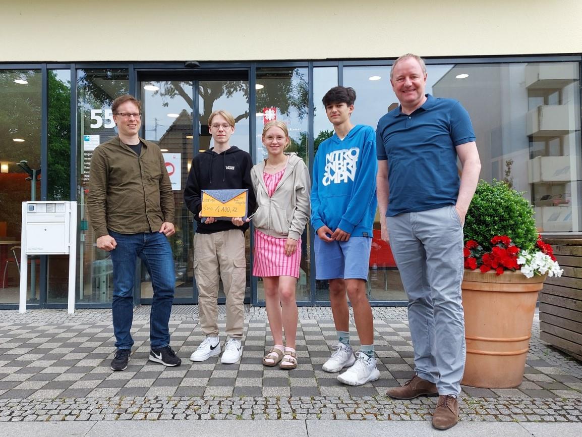 Spende von Schülern der GSM