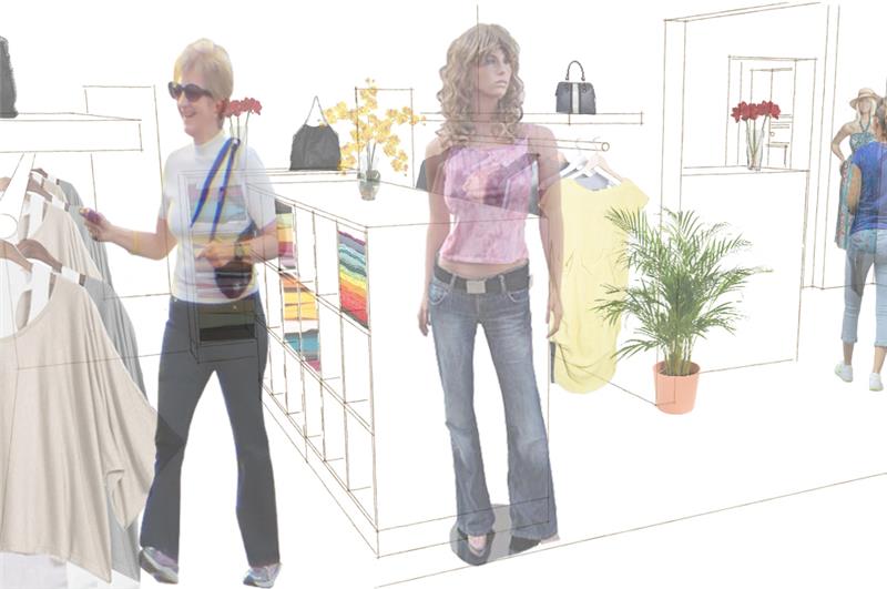 Klederschnoor Verkaufsraum