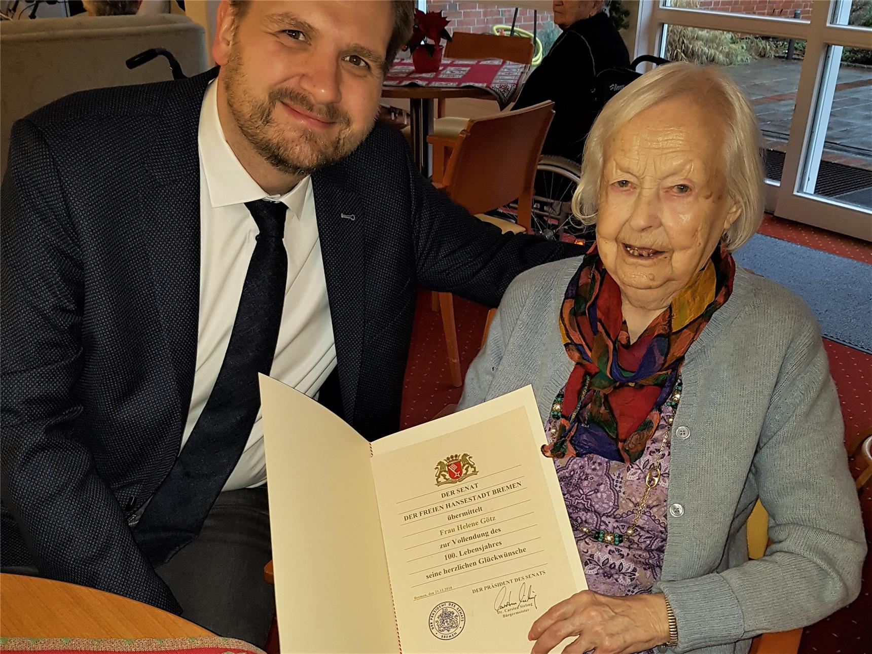 100. Geburtstag Helene Götz