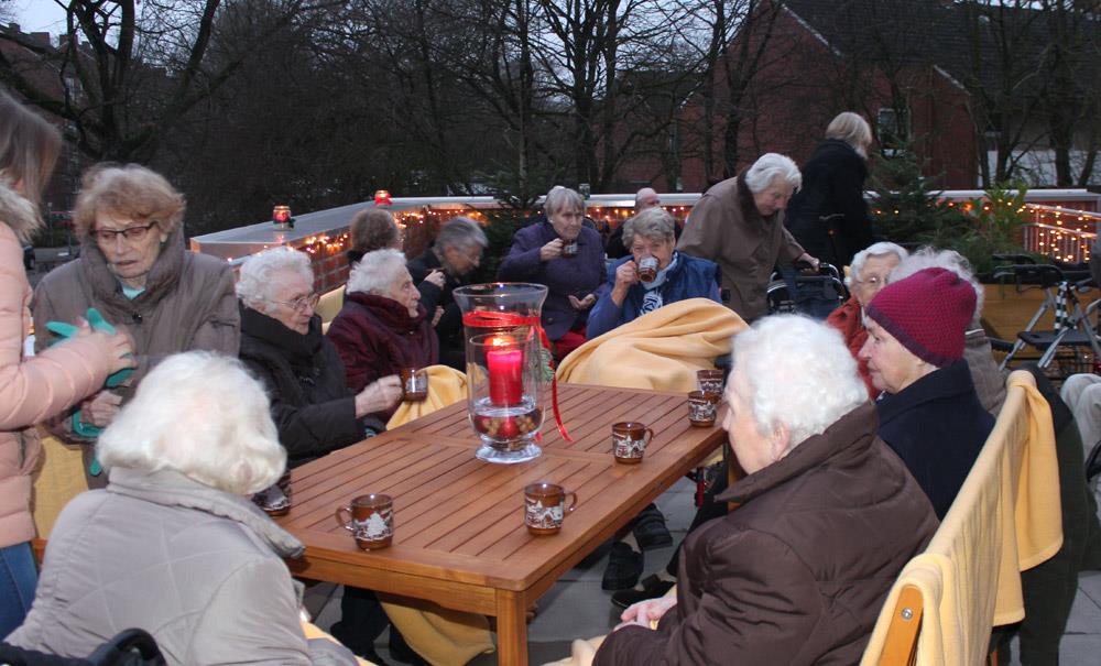 Einweihung der Dachterrasse im Caritas-Haus St. Birgitta