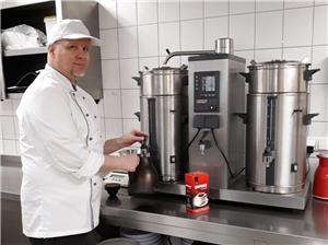 Neue Kaffeemaschine in St. Birgitta