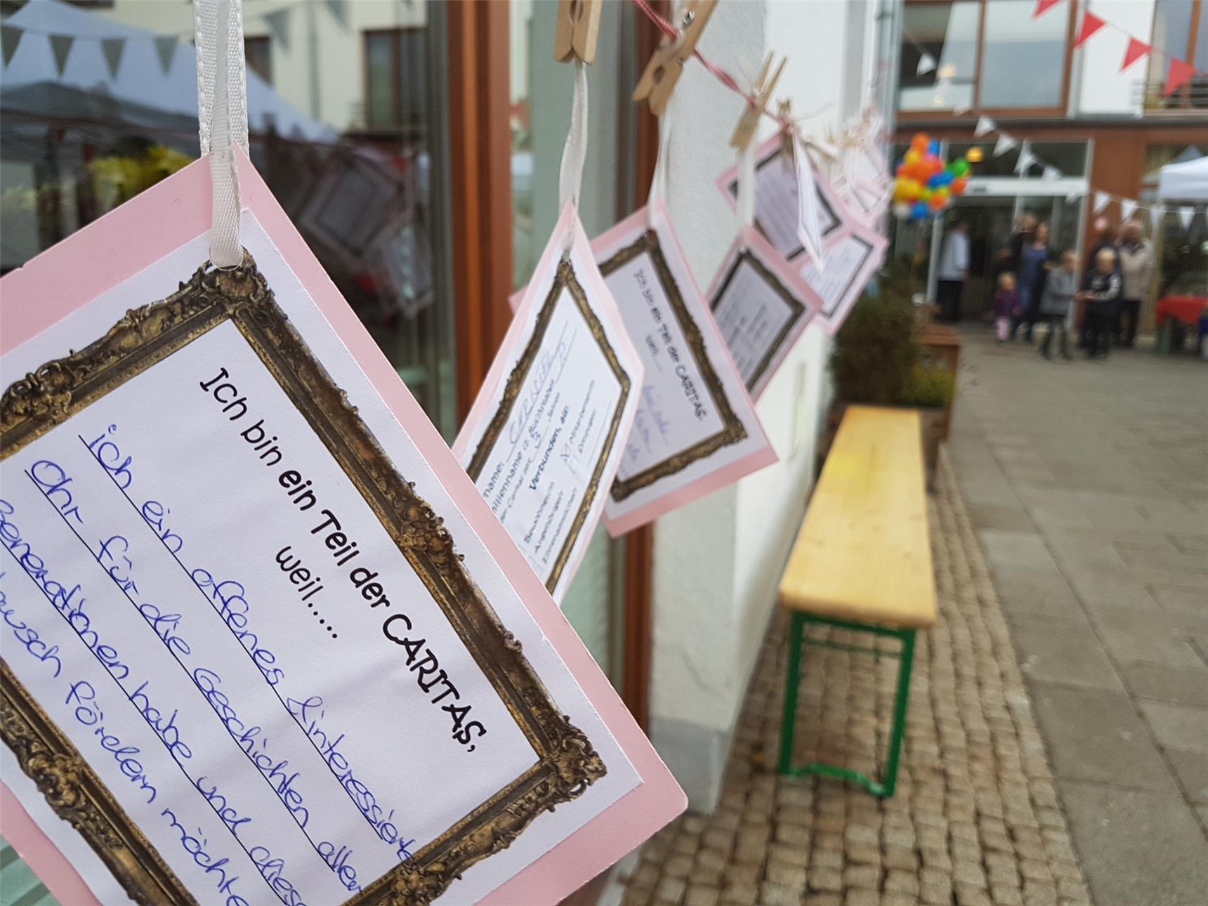 Teil der Caritas, weil ... - 004 - 20170926_171539