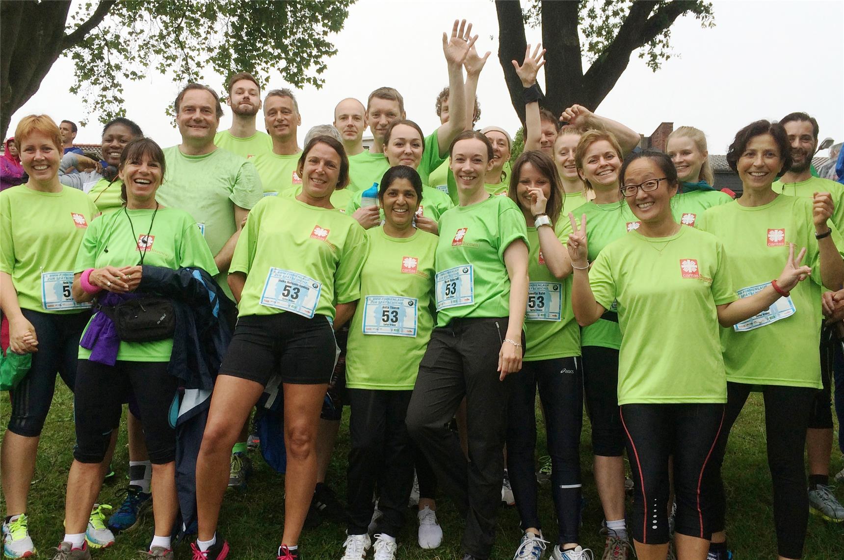Caritas beim Bremer Firmenlauf