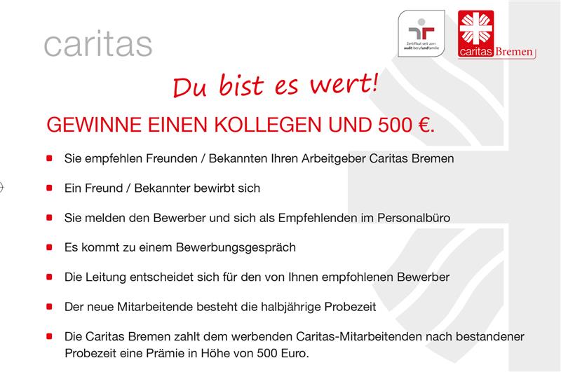 1.000 Euro Prämie für die erfolgreiche Kollegensuche
