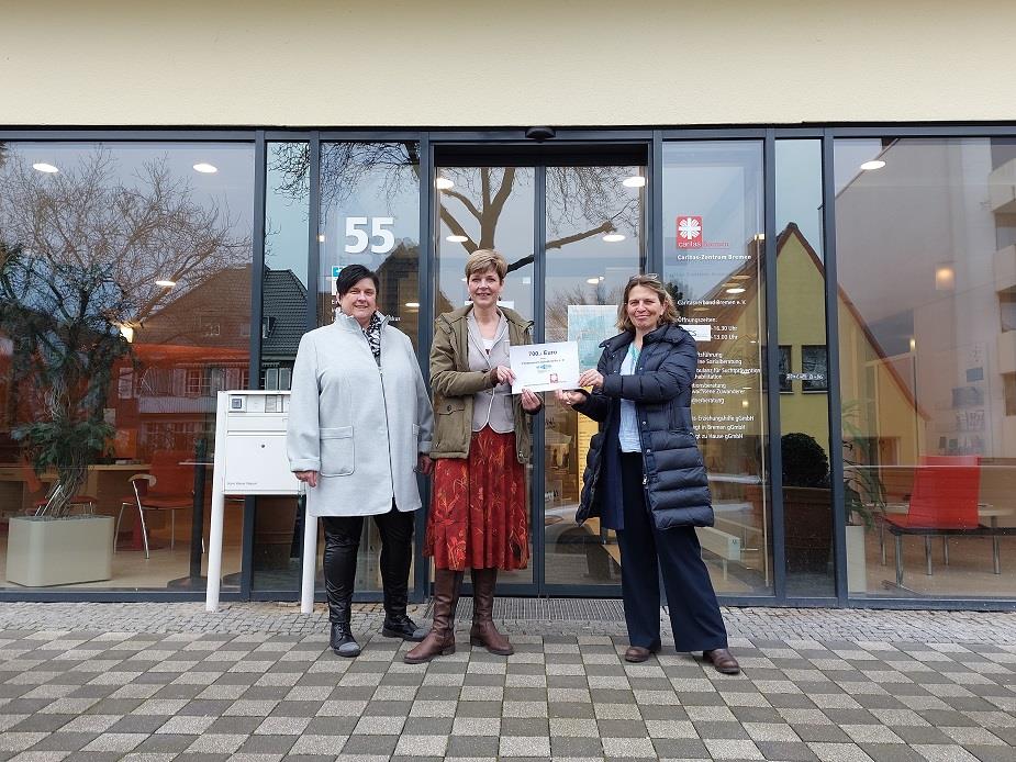 Restcent-Spende an Schattenriss