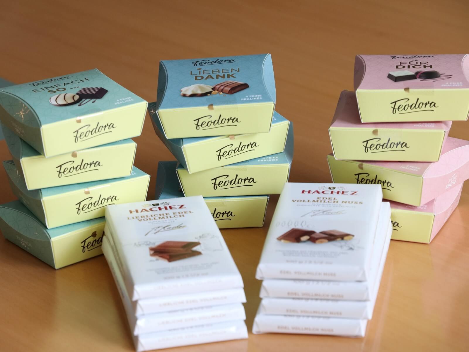 Schokolade für die Gewinner