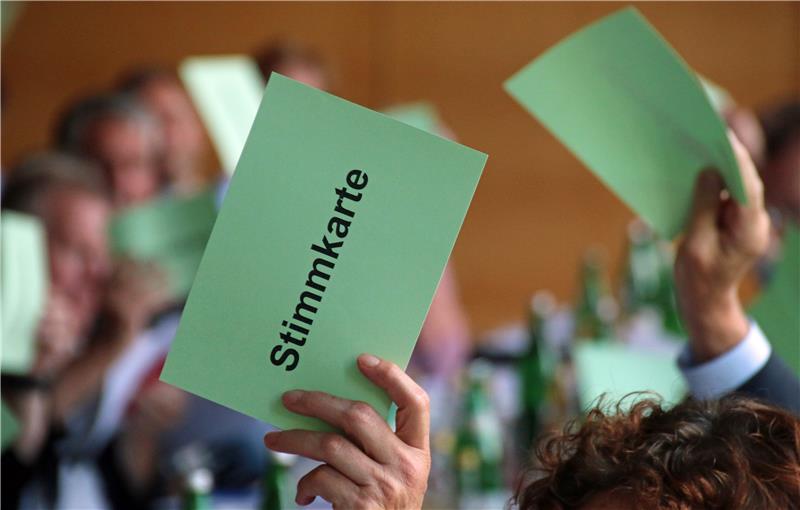 Eine Abstimmungskarte