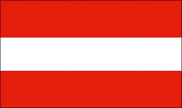Die Nationalflagge Österreichs